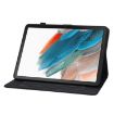 Samsung Galaxy Tab A8 10.5 2022 Lily Embossed Leather Case - Black - 5