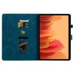 Samsung Galaxy Tab A7 10.4 Case, Lily Embossed Leather, Dark Blue - 4