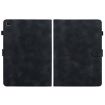 Samsung Galaxy Tab A7 10.4 Black Lily Embossed Leather Tablet Case - 3