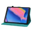 Samsung Galaxy Tab A 8.0 2019 Green Lily Embossed Leather Case - 5