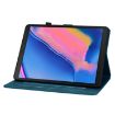 Samsung Galaxy Tab A 8.0 2019 Dark Blue Lily Embossed Leather Case - 5