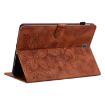 Samsung Galaxy Tab A 9.7 T550 T555 Lily Embossed Leather Case Brown - 5