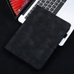 Samsung Galaxy Tab A 9.7 T550 T555 Lily Embossed Leather Case Black - 2