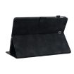 Samsung Galaxy Tab A 9.7 T550 T555 Lily Embossed Leather Case Black - 5