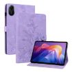 Redmi Pad 2/SE 11 2025 Purple Lily Embossed Leather Tablet Case - 1