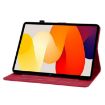 Redmi Pad 2/SE 11 2025 Lily Embossed Leather Case - Red Tablet Cover - 5