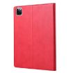 iPad Pro 13 2024 Red Leather Flip Case - Knead Skin Texture - 3