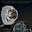 DK67 1.53" IP67 BT 5.0 Smart Watch: Fitness, Health Monitor, Black - 4