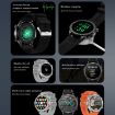 DK67 1.53" IP67 BT 5.0 Smart Watch: Fitness, Health Monitor, Black - 5