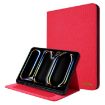 iPad Pro 13 2024 Red Fabric Leather Tablet Case - 1