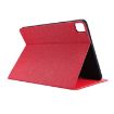 iPad Pro 13 2024 Red Fabric Leather Tablet Case - 6