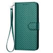 Xiaomi 14 Ultra YX0070 Dark Green Leather Phone Case with Lanyard - 2