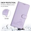 Xiaomi 14 Ultra 5G Purple RFID Leather Case with Cat Rat Pattern & Lanyard - 4