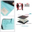 OnePlus Nord 4 5G Mint Green Cat Rat Embossed RFID Leather Case - 5