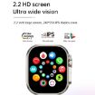 WS12 ULTRA 2 Sport Smart Watch 2.2" - Health Monitor, Bluetooth Call, Black - 4
