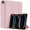 iPad Pro 13 2024 Pink Smart Leather Case with Pen Slot - 1