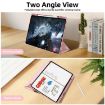 iPad Pro 13 2024 Pink Smart Leather Case with Pen Slot - 6