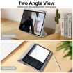 iPad Pro 13 2024 Grey TPU Leather Case with Pen Slot - 6