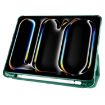 iPad Pro 13 2024 Pine Green TPU Leather Case with Pen Slot - 5