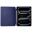 iPad Pro 13 2024 Dark Blue TPU Leather Case with Pen Slot - 3