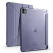 iPad Pro 13 2024 Lavender Purple TPU Leather Case with Pen Slot - 2
