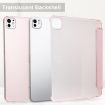 iPad Pro 13 2024 Rose Gold Smart Leather Case - 3-Fold Frosted Cover - 7