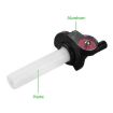 Off-road Motorcycle 22mm Throttle Clamp Hand Grip Gold/Silver Cable - 3