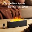 Large Mist Volume Flame Aromatherapy Humidifier ROCK RAM0036 - 3