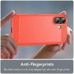 iPhone 17 Red Carbon Fiber TPU Case - Brushed Texture Cover - 5