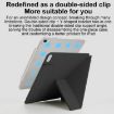 iPad Pro 13 2024 Magnetic Smart Case, Y-Shape Clip, Double-sided, Purple - 6