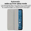 iPad Pro 13 2024 Y-Shape Magnetic Smart Case Blue Double-sided Clip - 9