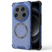 Xiaomi 14 Ultra Blue Shockproof Case with Honeycomb Magnetic Ring - 1