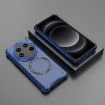 Xiaomi 14 Ultra Blue Shockproof Case with Honeycomb Magnetic Ring - 2