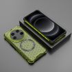 Xiaomi 14 Ultra Green Honeycomb Magnetic Ring Shockproof Case - 2