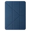 iPad Pro 13 2024 Mutural Multi-fold Smart Leather Case - Blue - 1