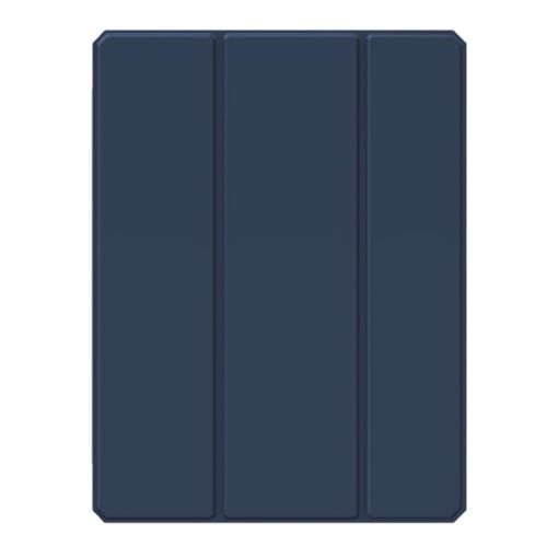 iPad Pro 13 2024 Mutural Pinyue Smart Leather Case - Dark Blue - 1