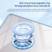 iPad Pro 13 2024 Sky Blue Magnetic Leather Case with Pen Slot - 5