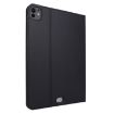 iPad Pro 13 2024 Black Leather Smart Tablet Case - 3