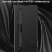 Samsung Galaxy Z Fold7 5G Flip Leather Case with Pen Slot - Silver - 3