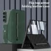 Samsung Galaxy Z Fold7 5G GKK Armor Flip Leather Case with Pen Slot - 2