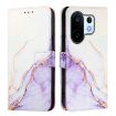 Vivo S30 Pro Mini PT003 Marble Flip Leather Case - White Purple - 2