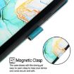 Vivo S30 Pro Mini PT003 Green Marble Flip Leather Phone Case - 3