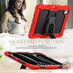 iPad Pro 13 2024 Red Silicone Tablet Case with Strap & Holder - 3