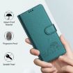 Ulefone Note 14 Peacock Green RFID Leather Case with Lanyard - 6