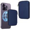 MagSafe Magnetic Zipper Card Bag Mobile Phone Sticker Blue HS-005 - 1