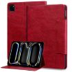 iPad Pro 13 2024 Red Cat Buckle Leather Smart Tablet Case - 1