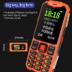 K1+ 4G Elder Rugged Phone, 2.6", 1500mAh, Dual SIM, SOS, EU Plug, Black - 7