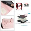 Xiaomi 14 Ultra 5G Pink Cat Rat Embossed RFID PU Case with Strap - 5