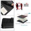 Xiaomi 14 Ultra 5G Black Cat Rat Embossed RFID PU Case with Strap - 5