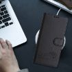 Xiaomi 14 Ultra 5G Black Cat Rat Embossed RFID PU Case with Strap - 8
